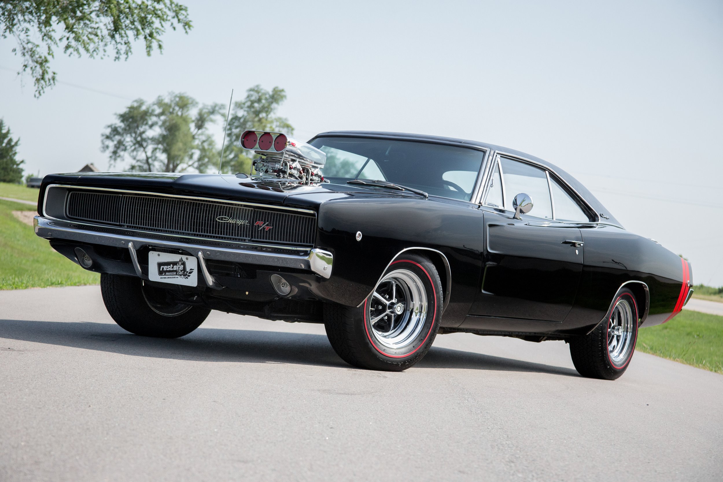 1968 Dodge Charger Black 440ci #589 — Restore A Muscle Car